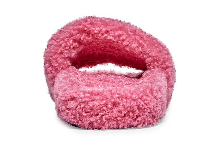 (WMNS) Balenciaga Furry Slides 'Pink' 654261W2DO15596