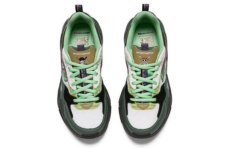 (WMNS) Skechers Stamina V2 x One Piece 'Green Multicolor' 896034-BKMT