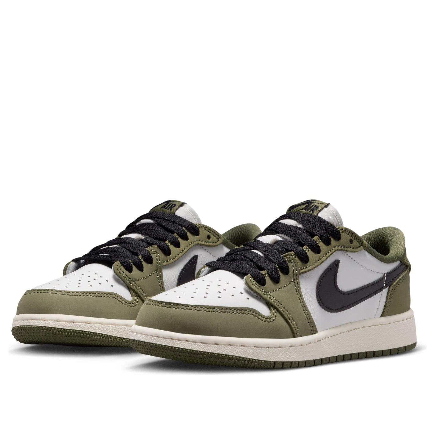 (GS) Air Jordan 1 Retro Low OG 'Medium Olive' HQ6999-200