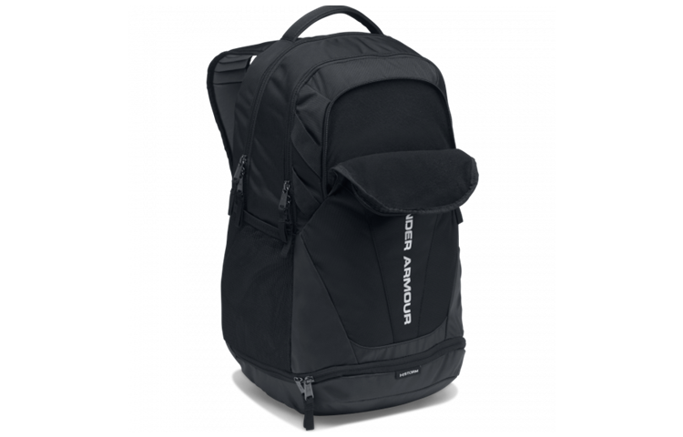 Under Armour Hustle 3.0 Backpack 'Black Silver' 1294720-001