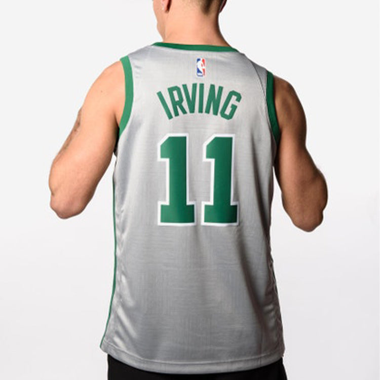 Nike Kyrie Irving City Edition Swingman Jersey SW Graygreen 912077-014
