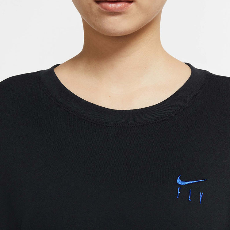 (WMNS) Nike Dri-Fit Basketball Short Sleeve 'Fly Black' CV0951-010