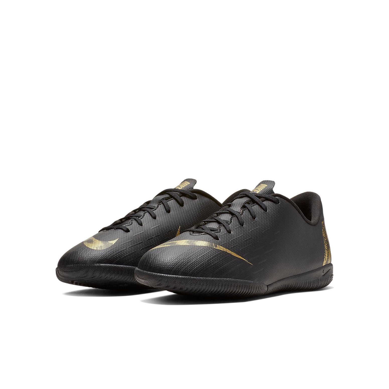 (GS) Nike Mercurial Vapor 12 Academy IC 'Black Gold' AJ3101-077