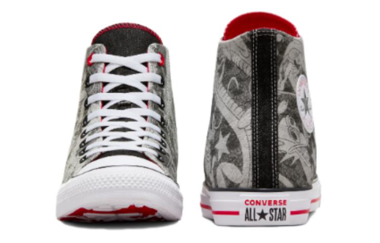 Converse Chuck Taylor All Star YOTD High Top 'Dragon Graphic Black White' A08702C
