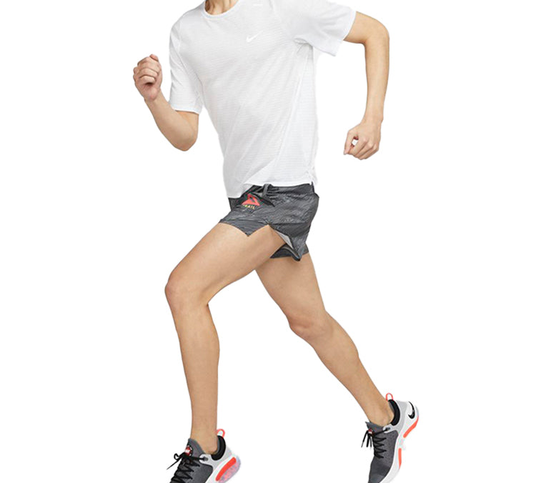 Nike Flex Stride 5 Trail Dri-FIT Pattern Running Shorts Black Red Blackred CQ7950-010