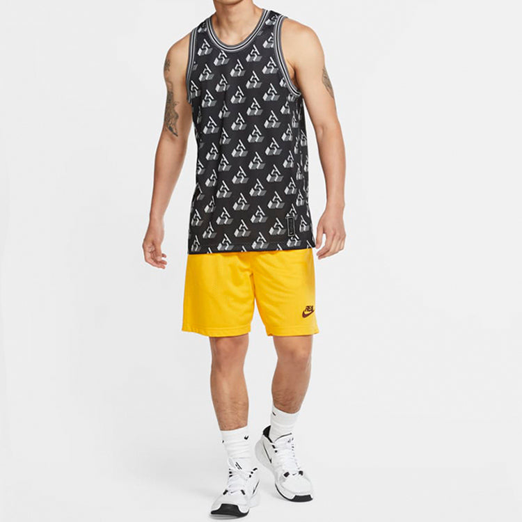 Nike Giannis Monogram Vest Asia Sizing 'Black White' CK6223-010