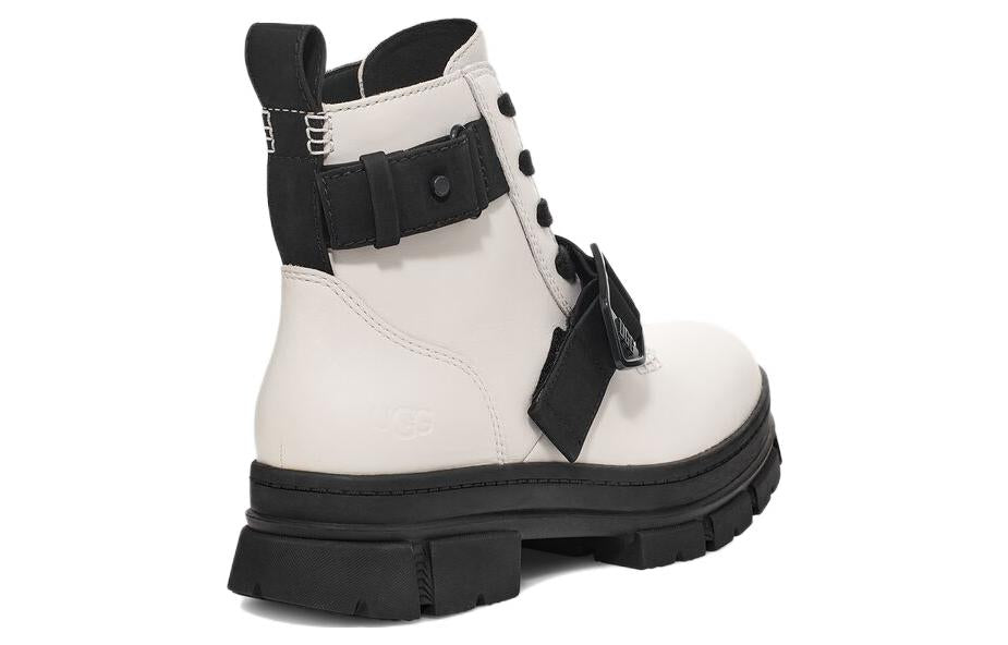 (WMNS) UGG Ashton Lace Up Boot 'White' 1133892-WHT