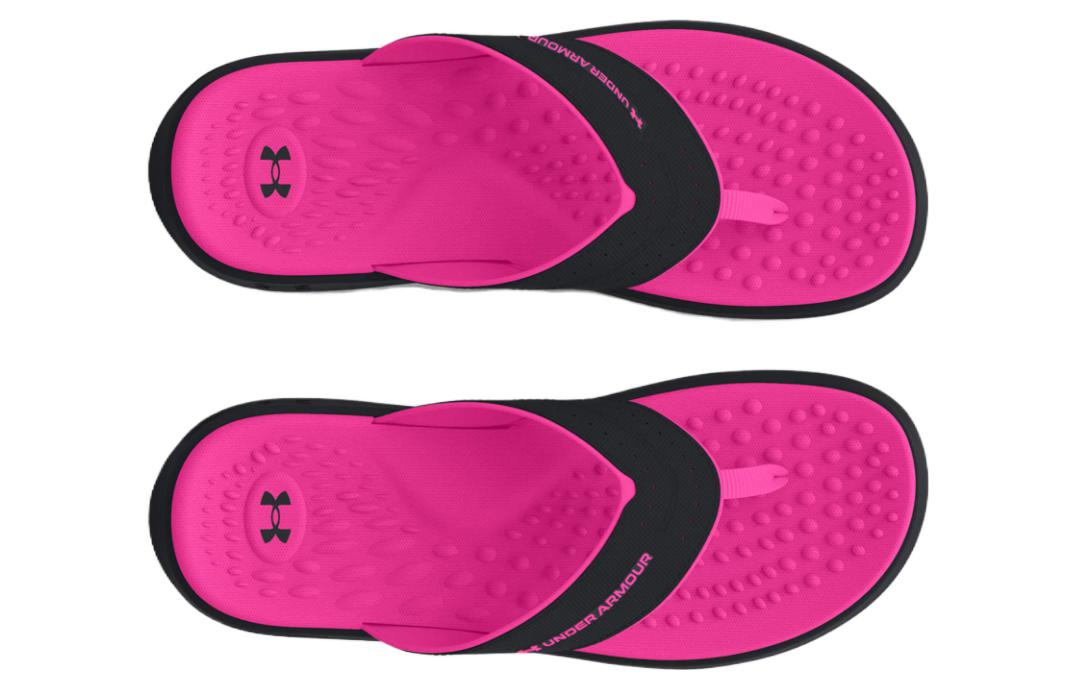 (WMNS) Under Armour Ignite Pro Marbella Sandal 'Black Rebel Pink' 3026030-002