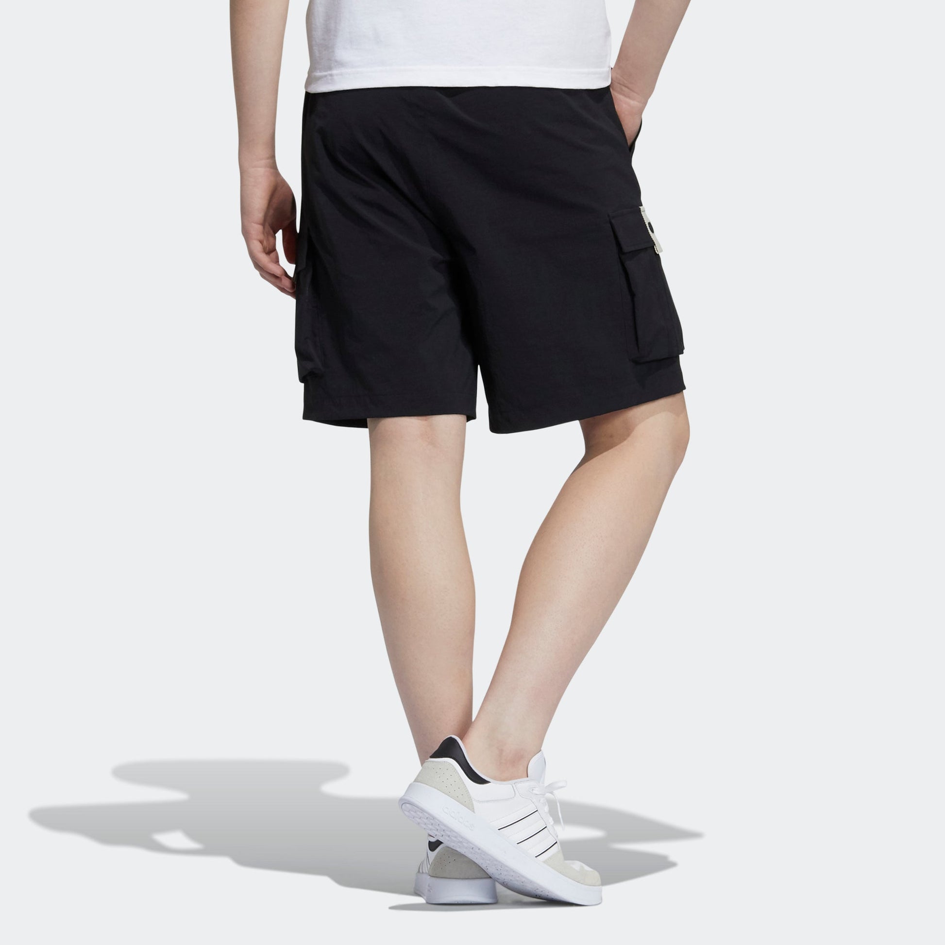 adidas neo Sw Wvn Ut Sh Leisure Sports Pocket Shorts Men's Black H45165