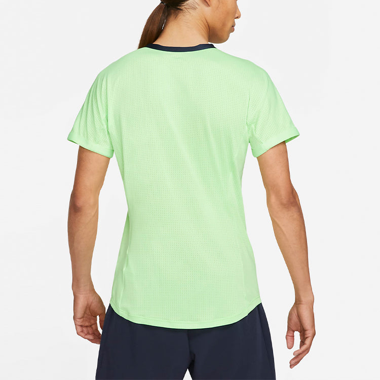 Nike Court Dri-fit Adv Rafa Logo Short Sleeve Men's Green CV2803-345
