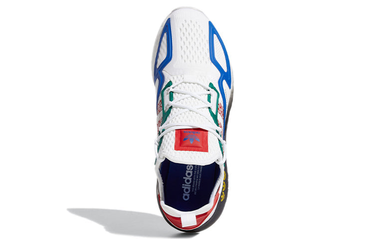 adidas originals ZX 2K Boost 'White Blue Green Red' FZ4839