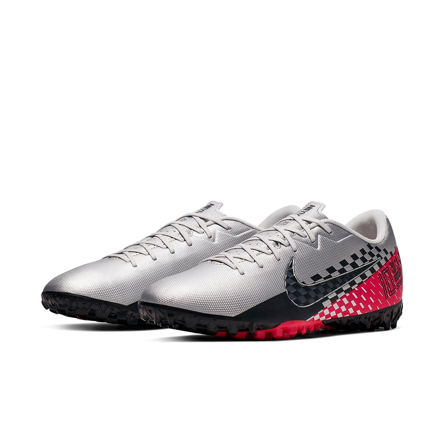 Nike Mercurial Vapor 13 13 Academy NJR TF 'Silver Red Black' AT7995-006