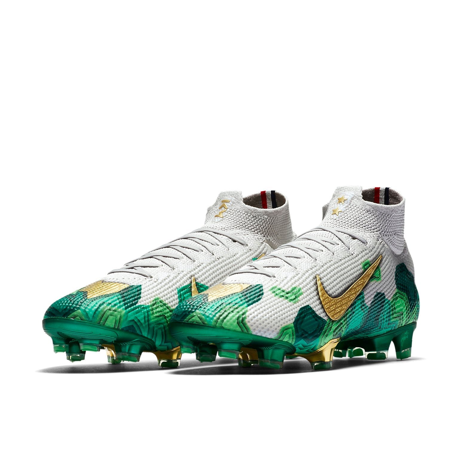 Nike Mercurial Superfly 7 Elite SE FG 'Grey Electro Green Gold' CT1099-093