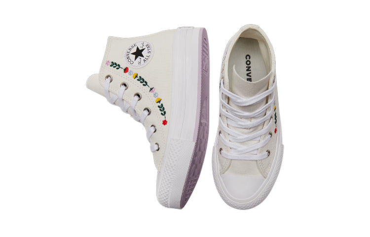 (PS) Converse Chuck Taylor All Star EVA Lift Platform High 'Floral Embroidery' A02229C
