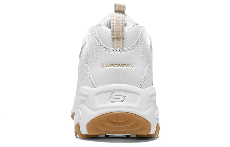 (WMNS) Skechers D'Lites Good Neutral 'White' 149807-WHT