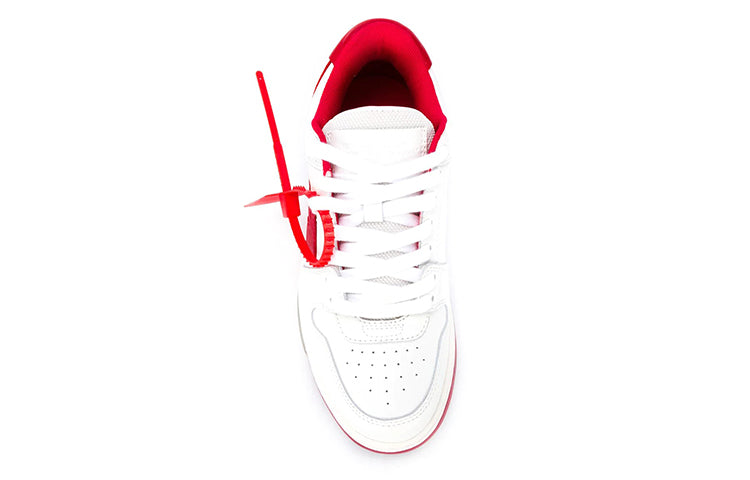 (WMNS) Off-White Out Of Office Low Sneakers White/Red OWIA259F20LEA0010125