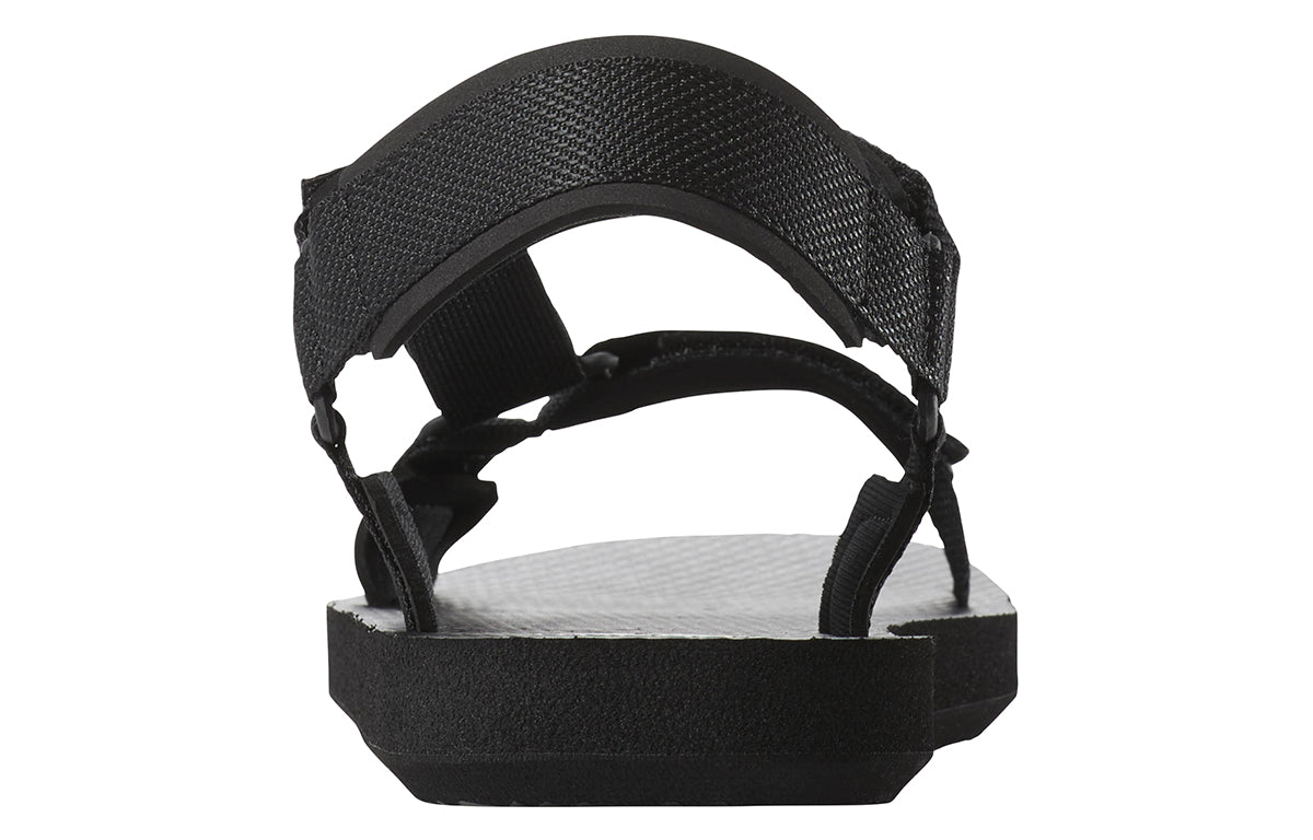 Reebok Expce Wear-Resistant Non-Slip Open Toe Flat Heel Sports Black Sandals CN6480