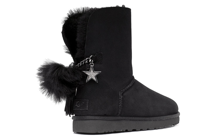 (WMNS) UGG Classic Bling Charm Boot 'Black' 1095717-BLK