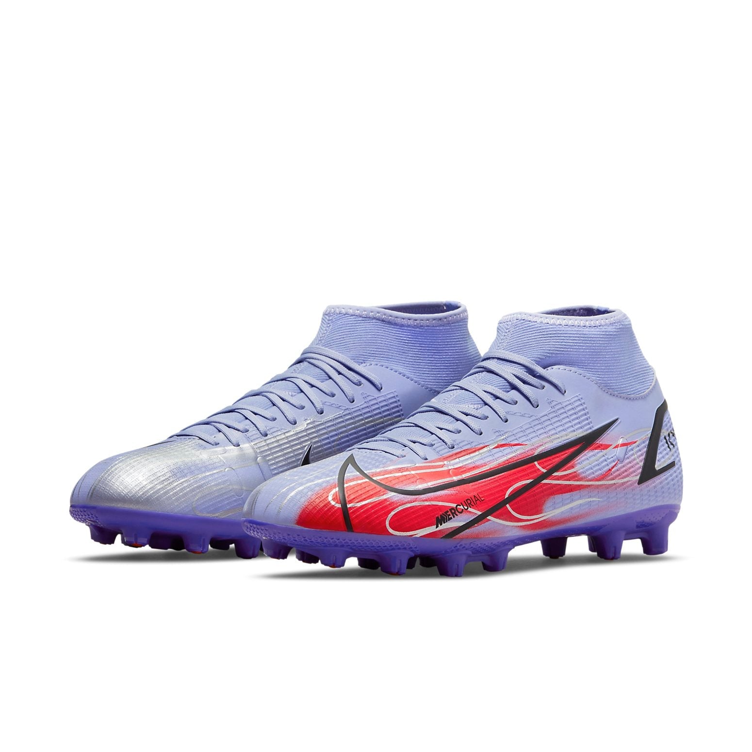 Nike Mercurial Superfly 8 Academy KM HG 'Purple Red' DJ3985-506