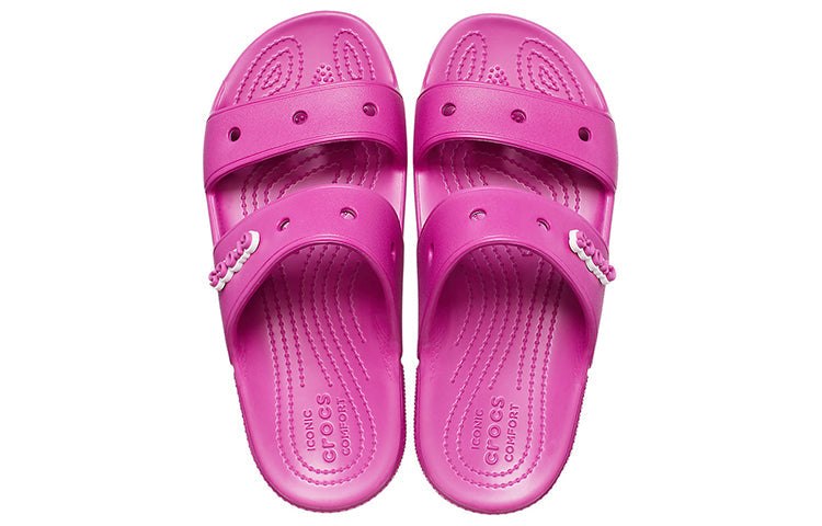 Crocs Classic Cozy Unisex Purple Red Sandals 206761-6SV