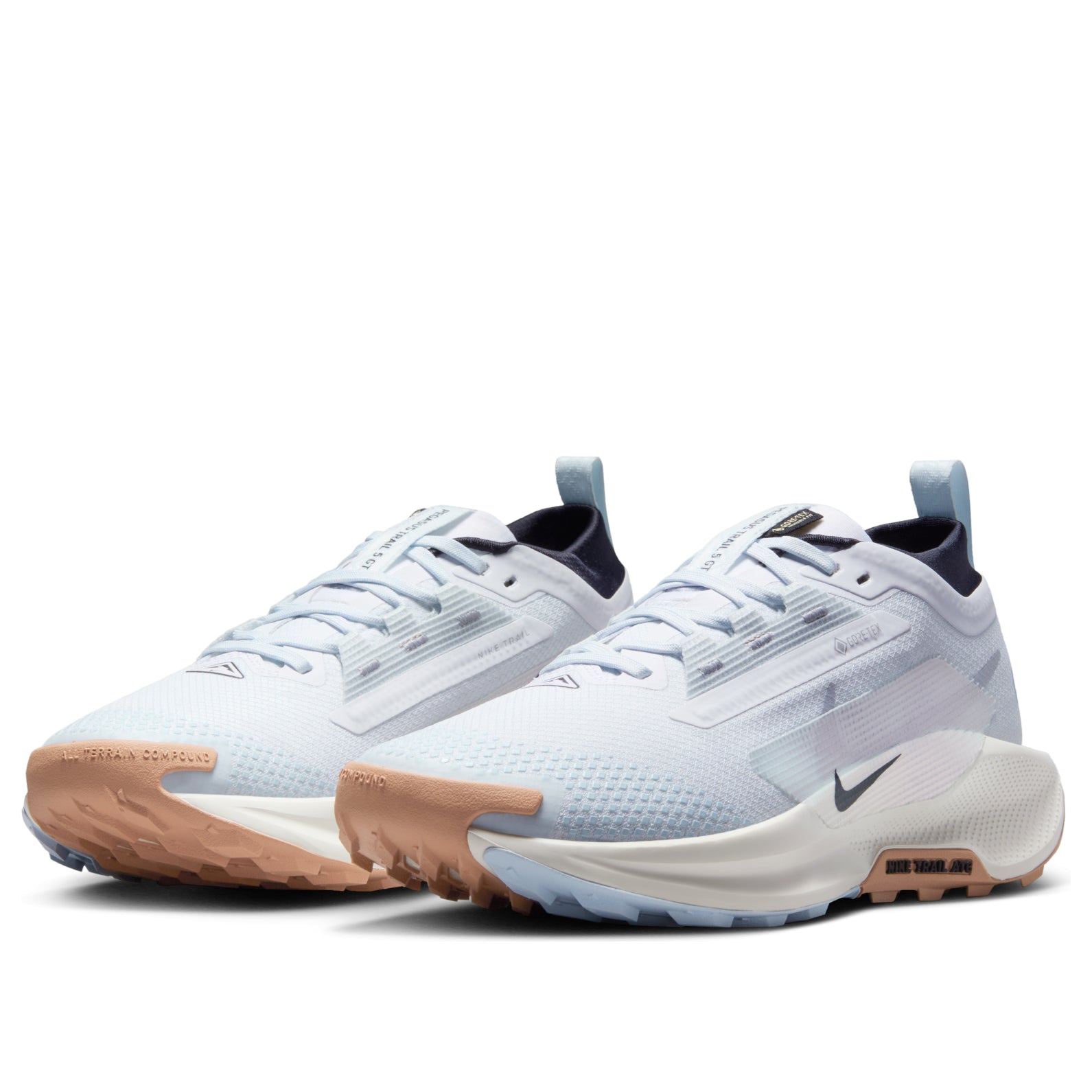 (WMNS) Nike Pegasus Trail 5 Gore-Tex 'White Blue Tint Gum' FQ0912-103