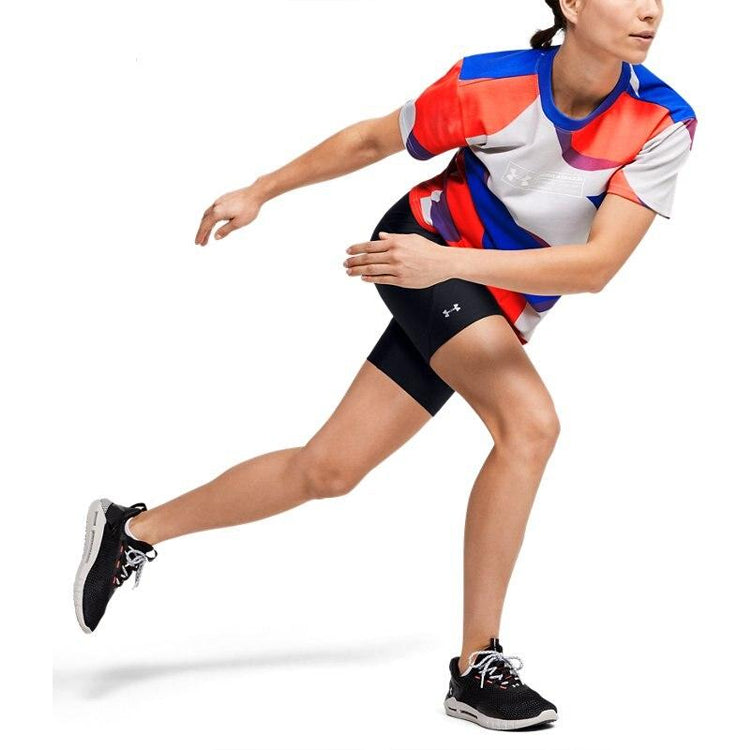 (WMNS) Under Armour Summit Graphic Training Sports Short Sleeve White 1360010-110