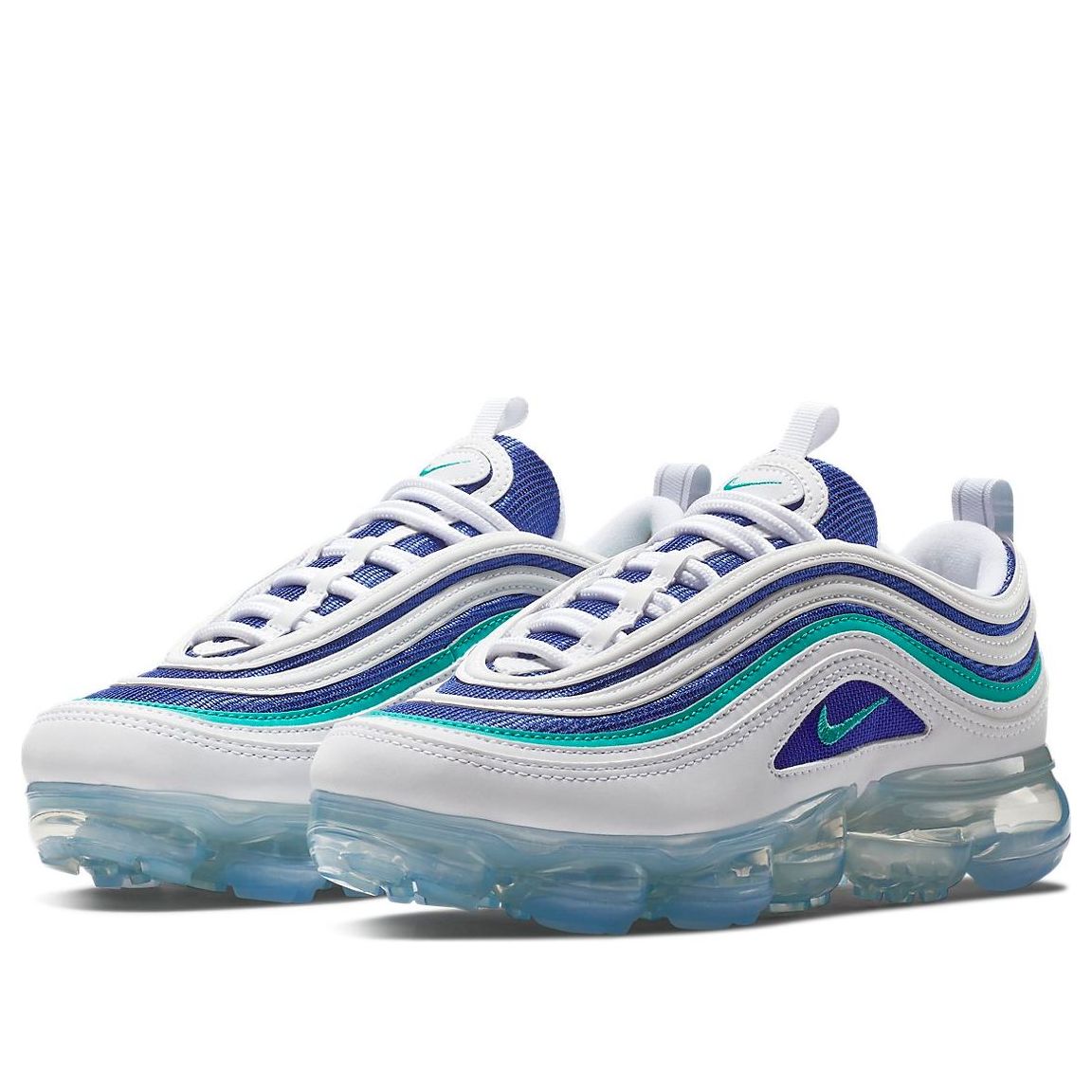 (GS) Nike Air VaporMax 97 'White Indigo Burst' AQ2657-100