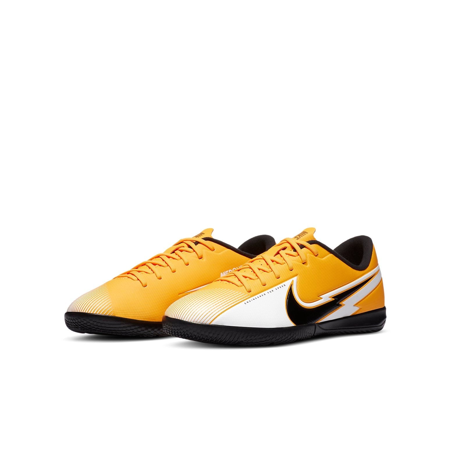 (GS) Nike Jr Mercurial Vapor 13 Academy IC Indoor Court 'Black Yellow' AT8137-801