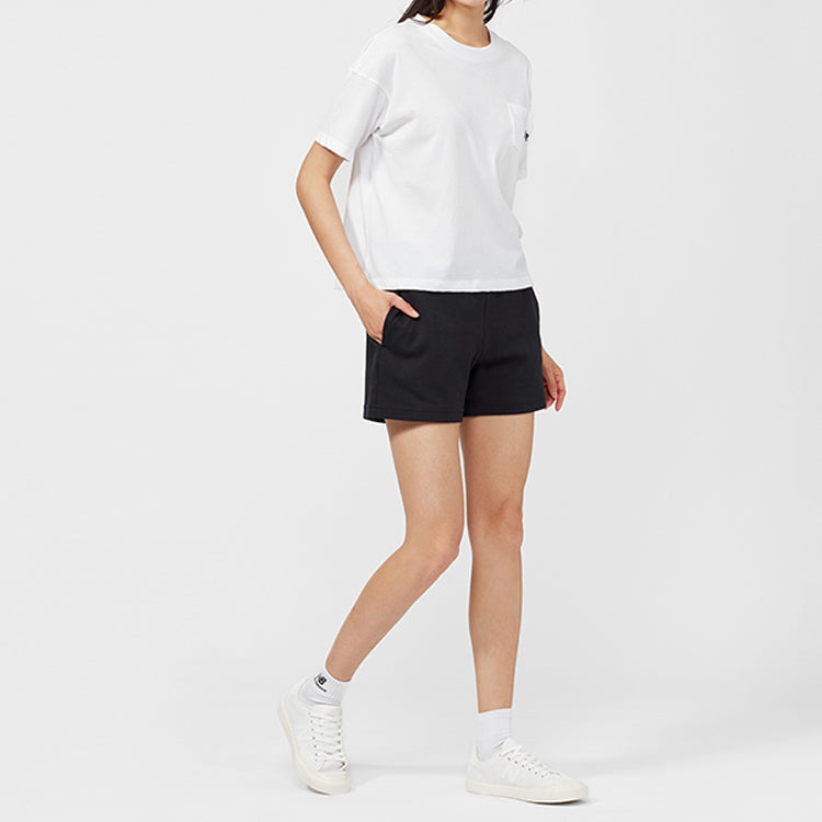 (WMNS) New Balance Round Neck Short Sleeve White WT01840WT