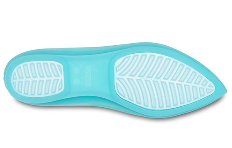 (WMNS) Crocs Flat ice blue Sandals 16265-4DJ