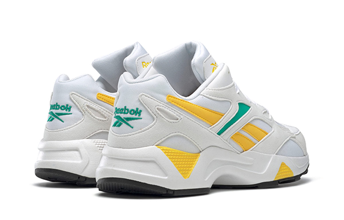 (WMNS) Reebok Aztrek 96 'White Toxic Yellow' DV8527
