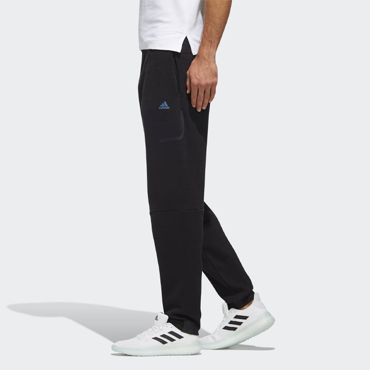 adidas Casual Logo Sports Pants Men's Black FM9335