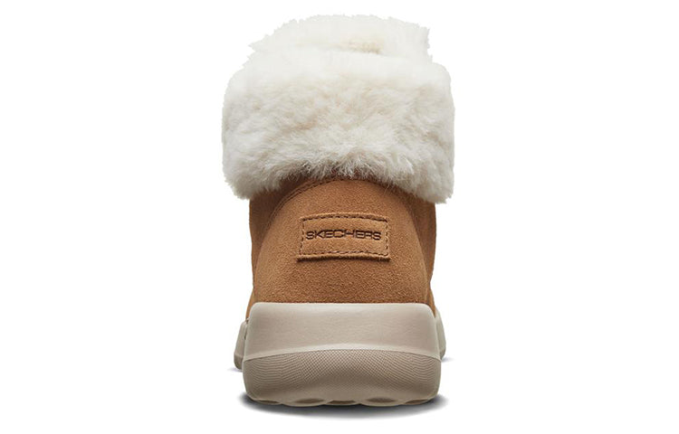 (WMNS) Skechers On-The-Go Joy Lush Chukka Boots 'Brown' 15506-CSNT