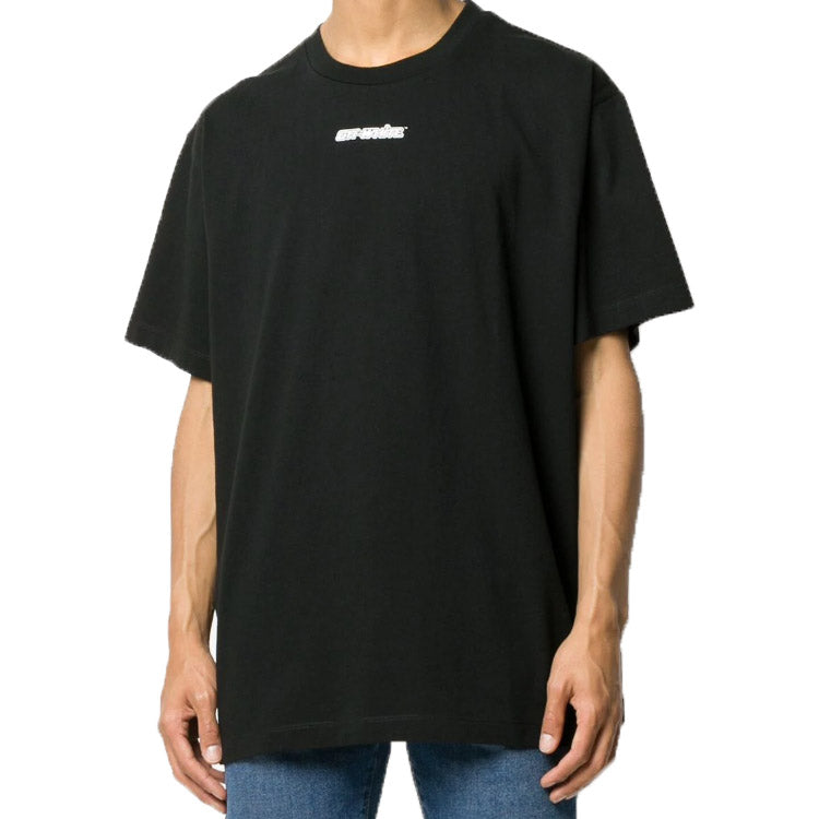 Off-White Back Arrow Large Short Sleeve Black OMAA038G20JER0041025