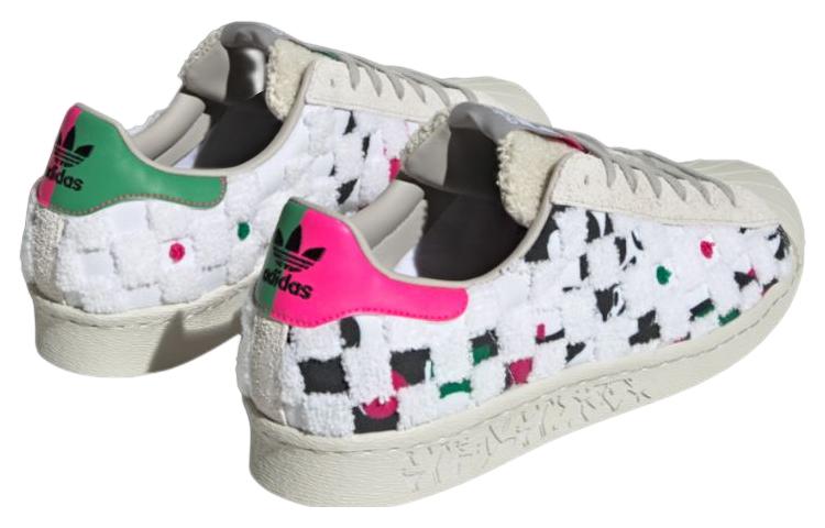 adidas originals Superstar 80s x Han Meilin 'White Black Green' ID4384