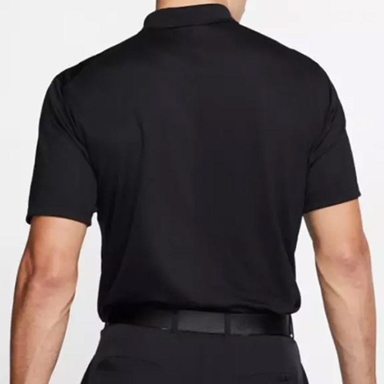 Nike Logo Quick Dry Breathable Sports Short Sleeve Polo Shirt Black BV0355-010