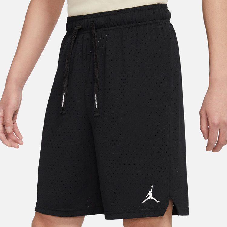 Men's Air Jordan Alphabet Logo Printing Sports Shorts Black DV5030-010