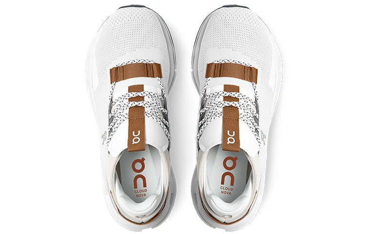 (WMNS) On Running Cloudnova 'White Pearl Brown' 26.99177
