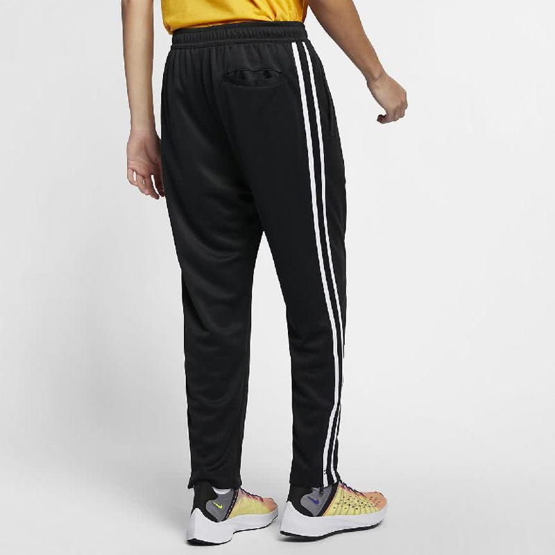 Nike Side Stripe Print Pants Foot Zipper Knit Sports Trousers Men's Black AR2247-010