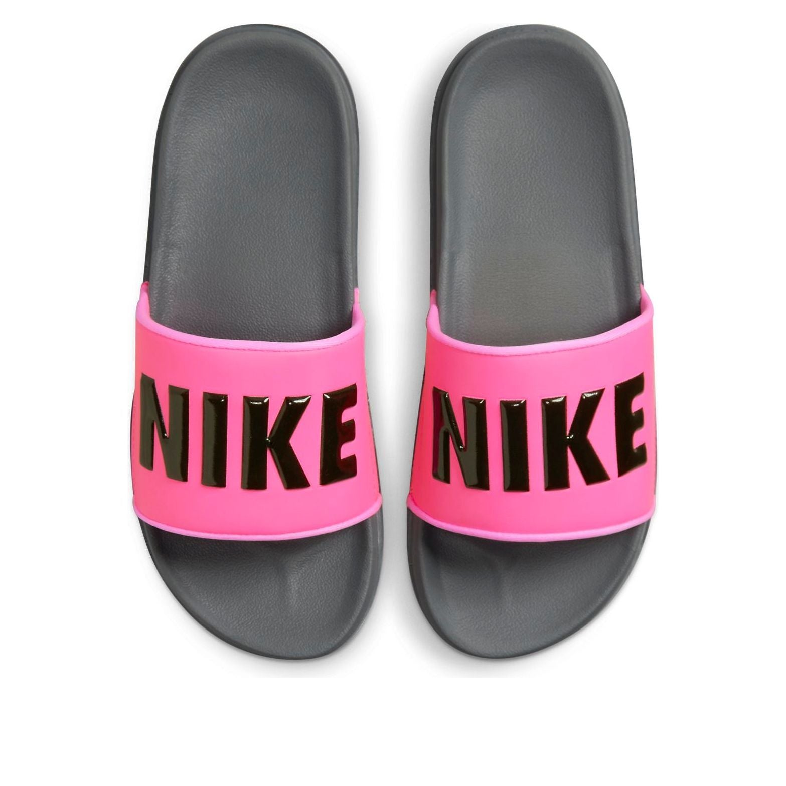 (WMNS) Nike Offcourt Slide 'Pink Blast Black' BQ4632-604