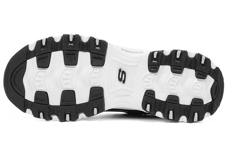 (WMNS) Skechers D'Lites 1.0 'Black White' 149911-BKW