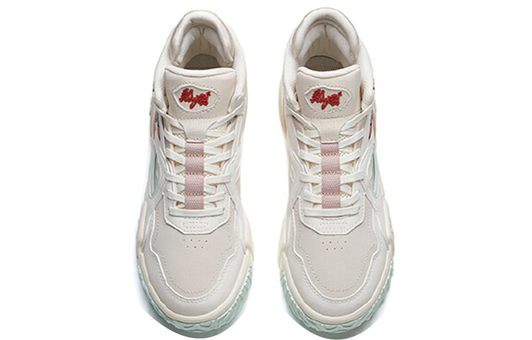 (WMNS) ANTA High Top Skateboarding Shoes 'White Red Blue' 122148088-7