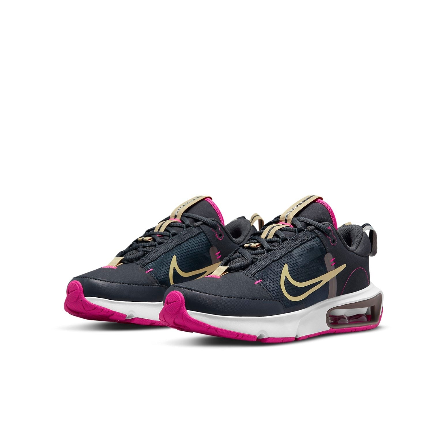 (GS) Nike Air Max Intrlk SE 'Off Noir Mtlc Gold Star Pink Prime' DJ0011-001
