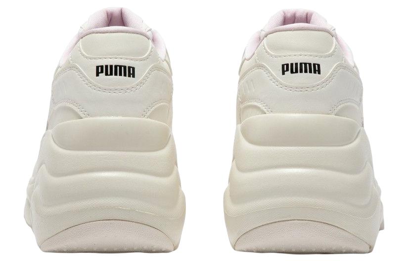 (WMNS) PUMA Pulsar Wedge Logo Play 'White Pink' 395450-01