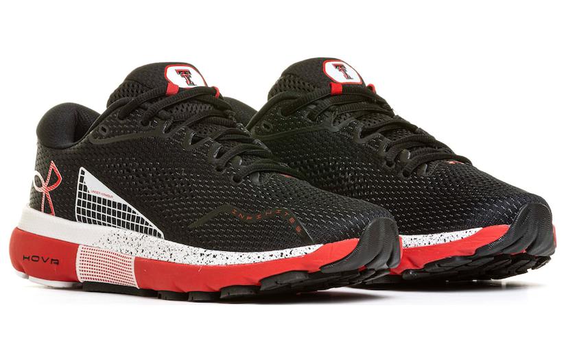 (WMNS) Under Armour Texas Tech Red Raiders Infinite 5 Running Shoes 'Black Red' 3027422002