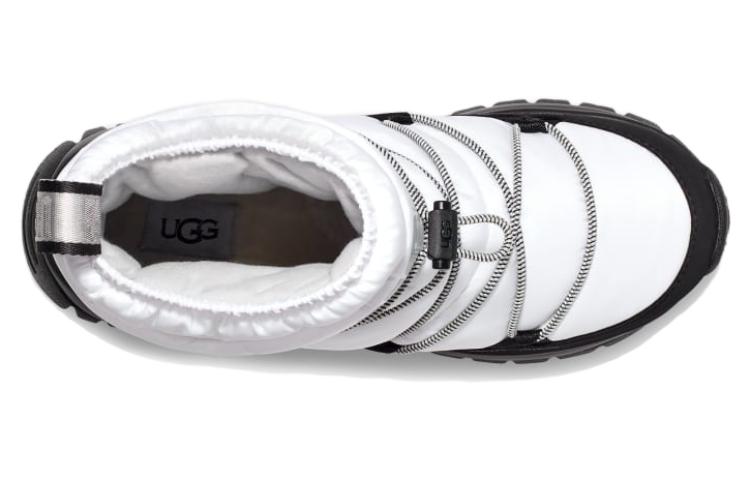 (WMNS) UGG Yose Puffer Mid 'White Black' 1131978-WHT