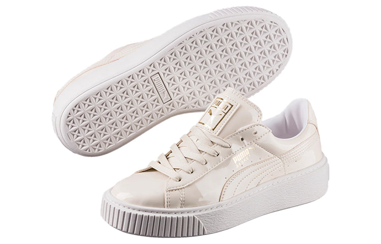 (WMNS) PUMA Basket Platform Patent Leather 363314-02