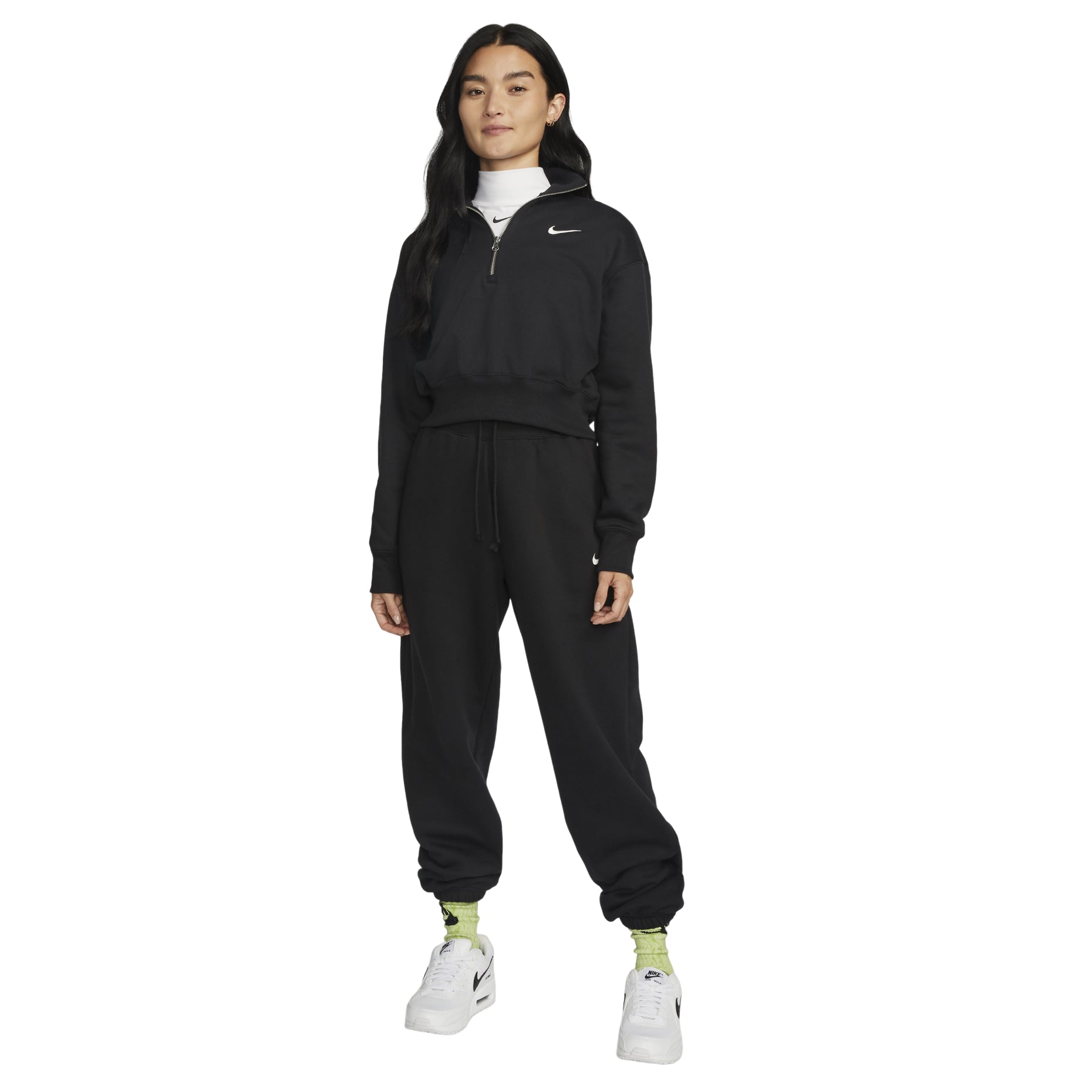 (WMNS) Nike Sportswear Phoenix Fleece 'Black' DQ5768-010