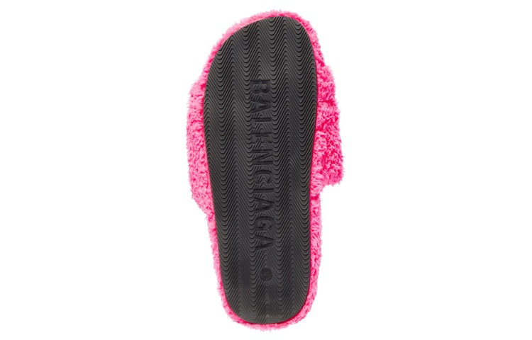 (WMNS) Balenciaga Furry Slides 'Pink' 654261WBDZ05096