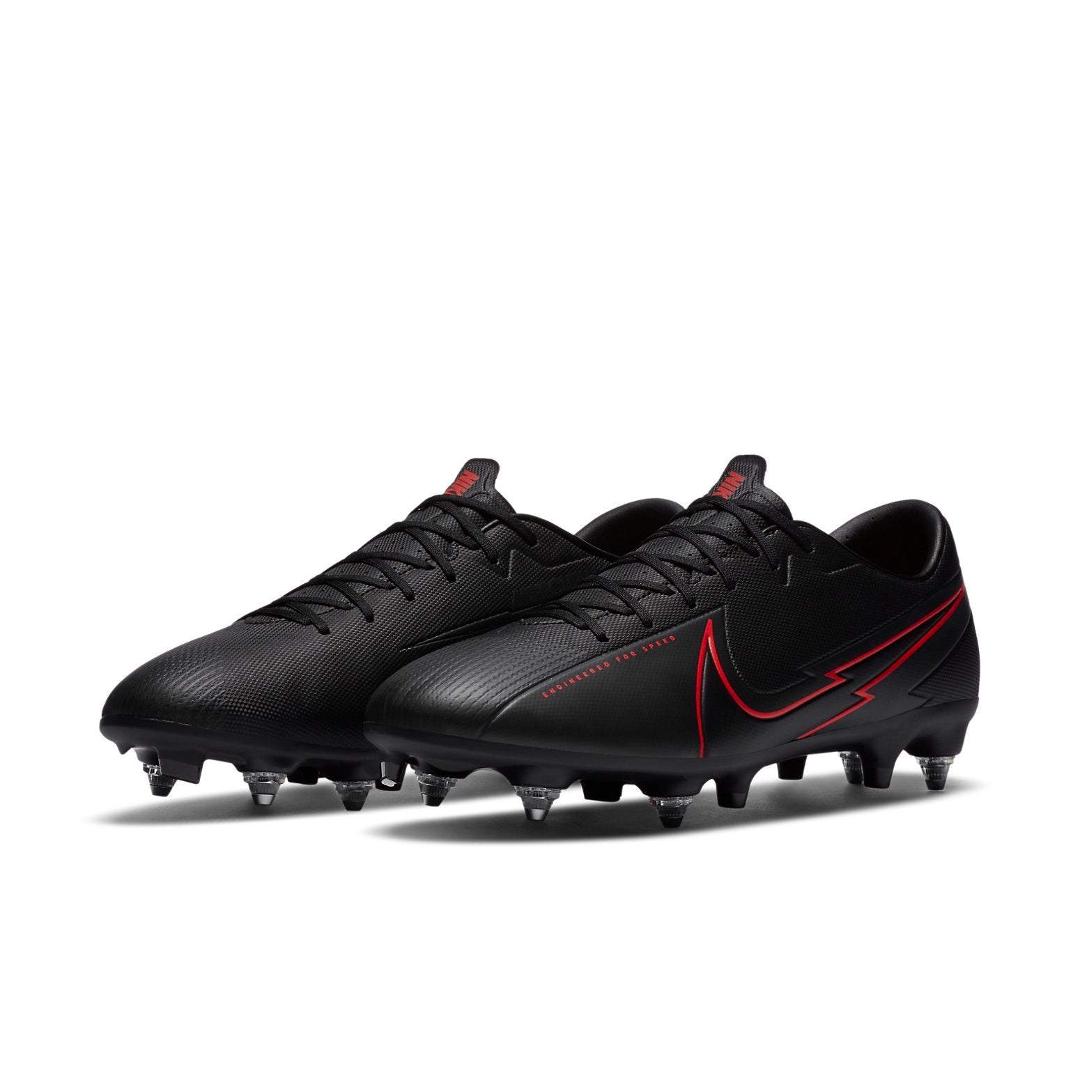 Nike Mercurial Vapor 13 Academy SGPRO AntiClog Traction 'Black Red' BQ9142-060